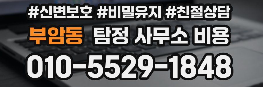부암동 탐정 사무소 비용