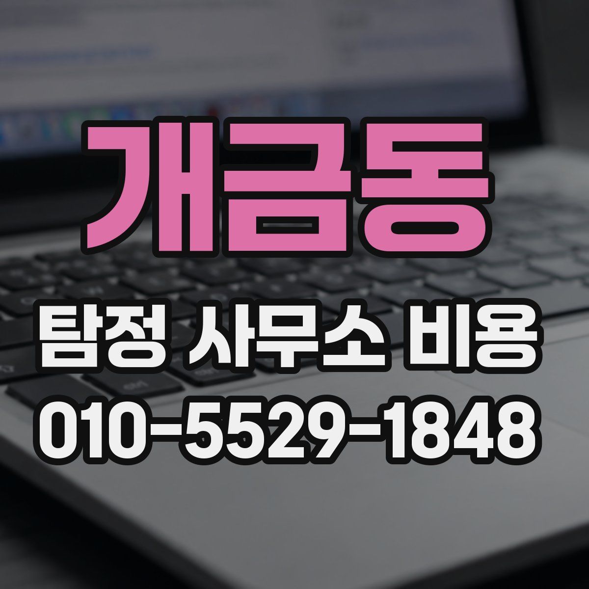 개금동 탐정 사무소 비용