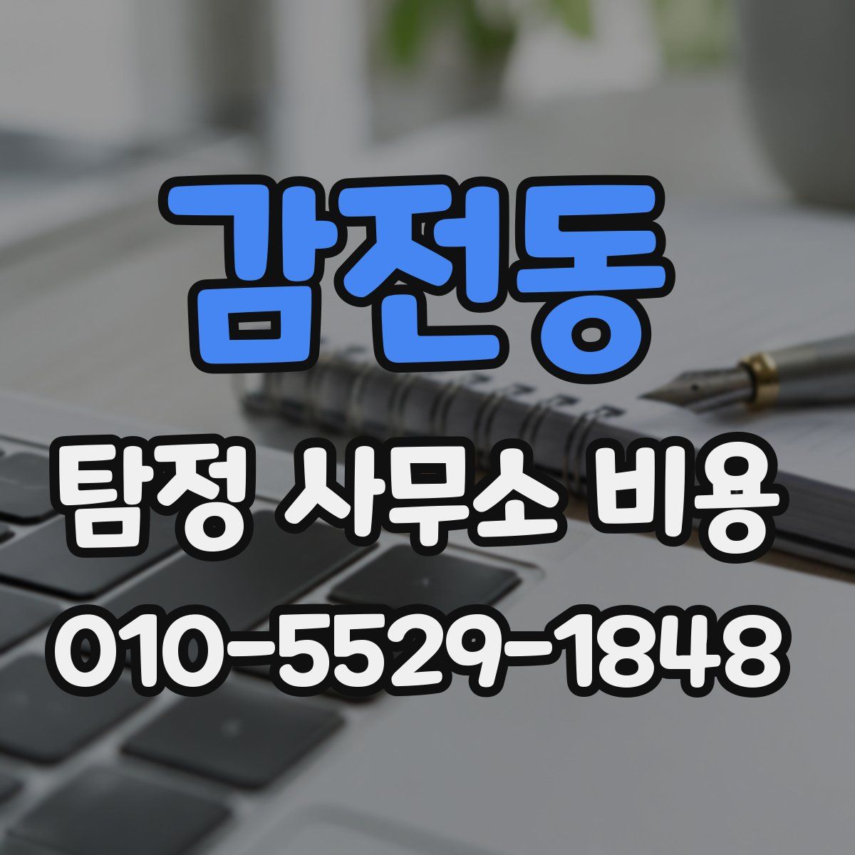 감전동 탐정 사무소 비용