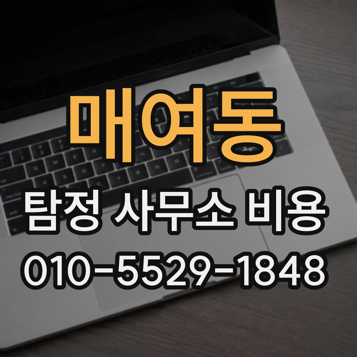 매여동 탐정 사무소 비용