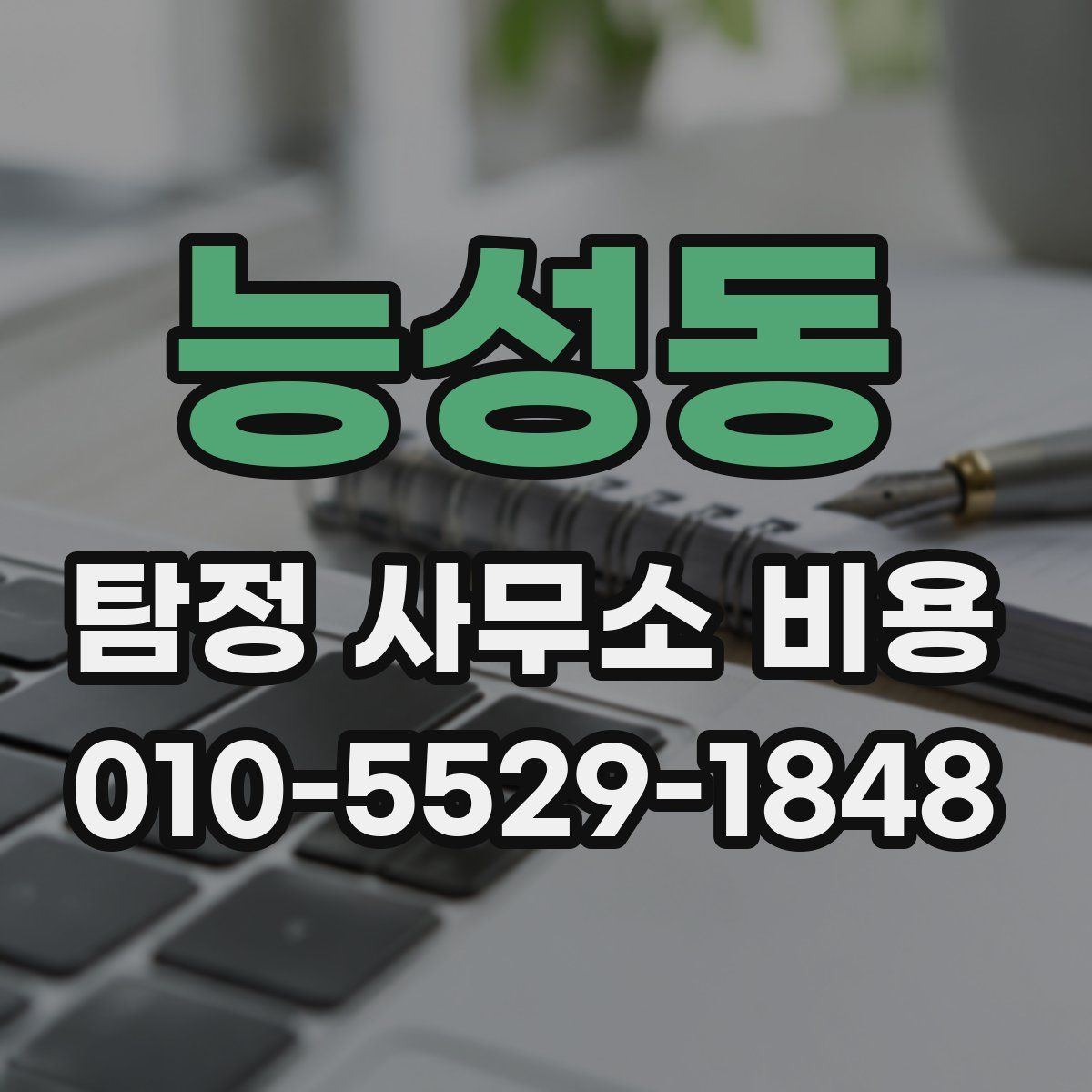 능성동 탐정 사무소 비용