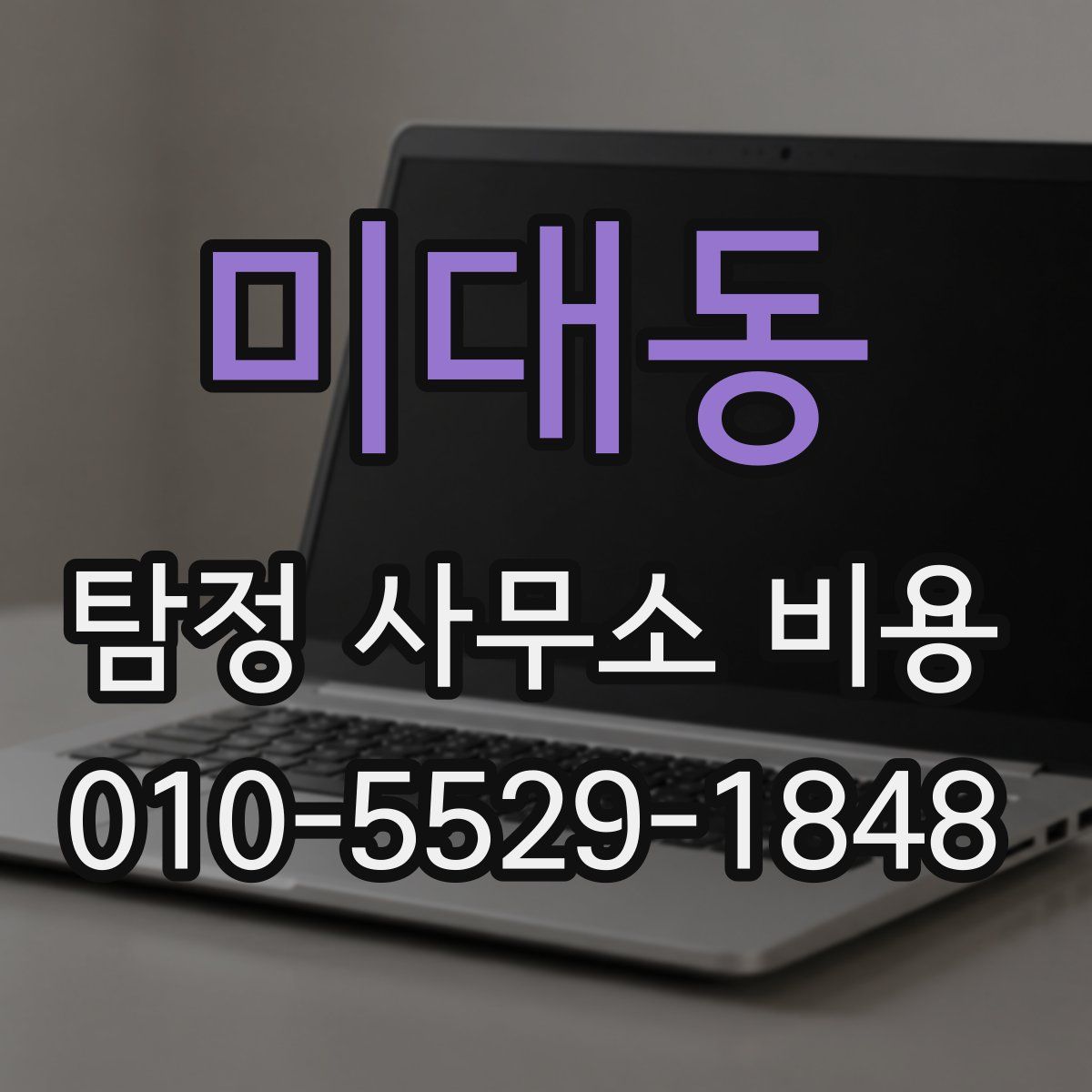 미대동 탐정 사무소 비용