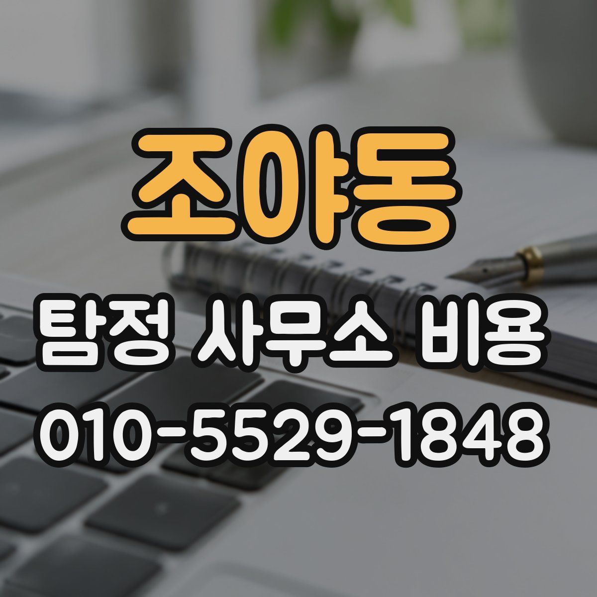 조야동 탐정 사무소 비용
