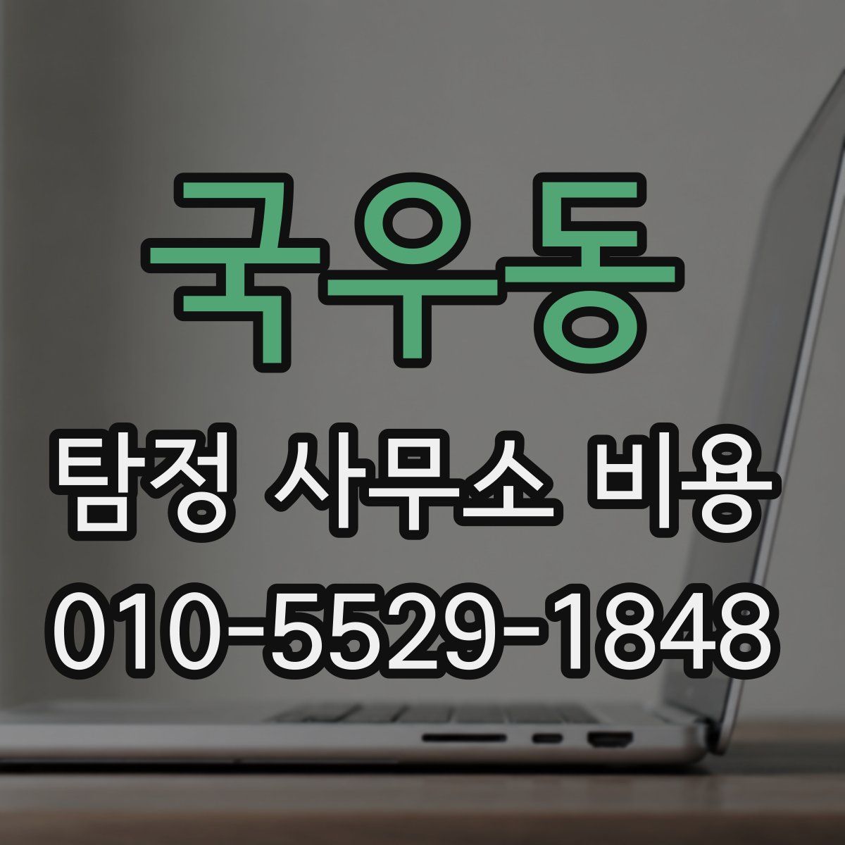 국우동 탐정 사무소 비용
