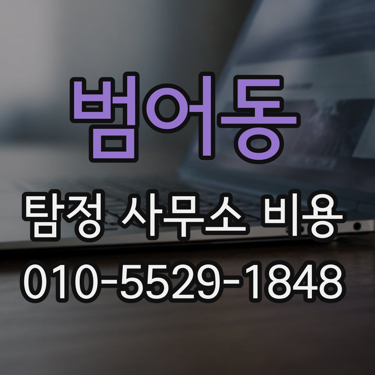 범어동 탐정 사무소 비용