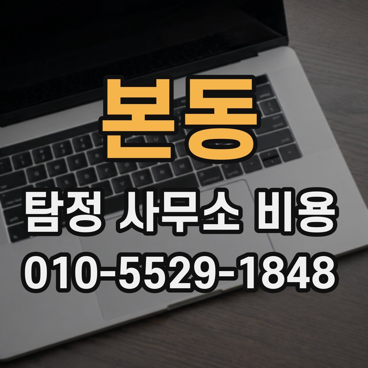 본동 탐정 사무소 비용