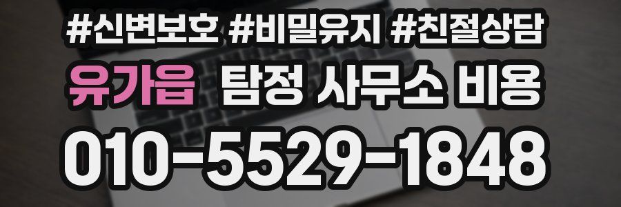 유가읍 탐정 사무소 비용