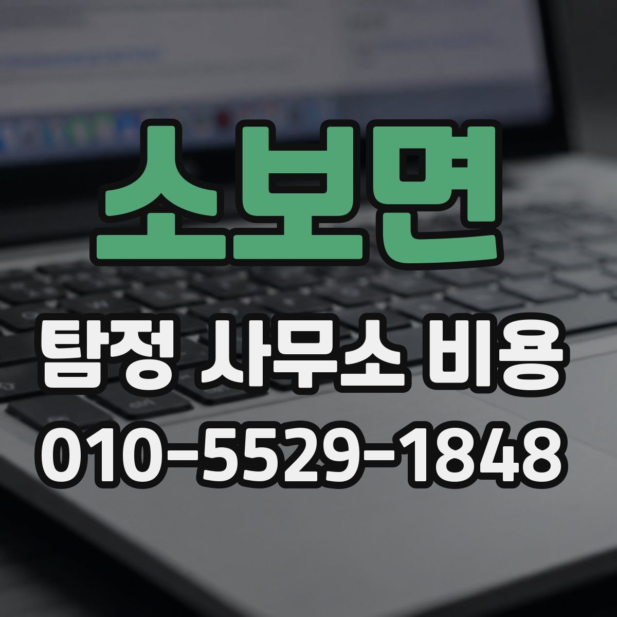 소보면 탐정 사무소 비용