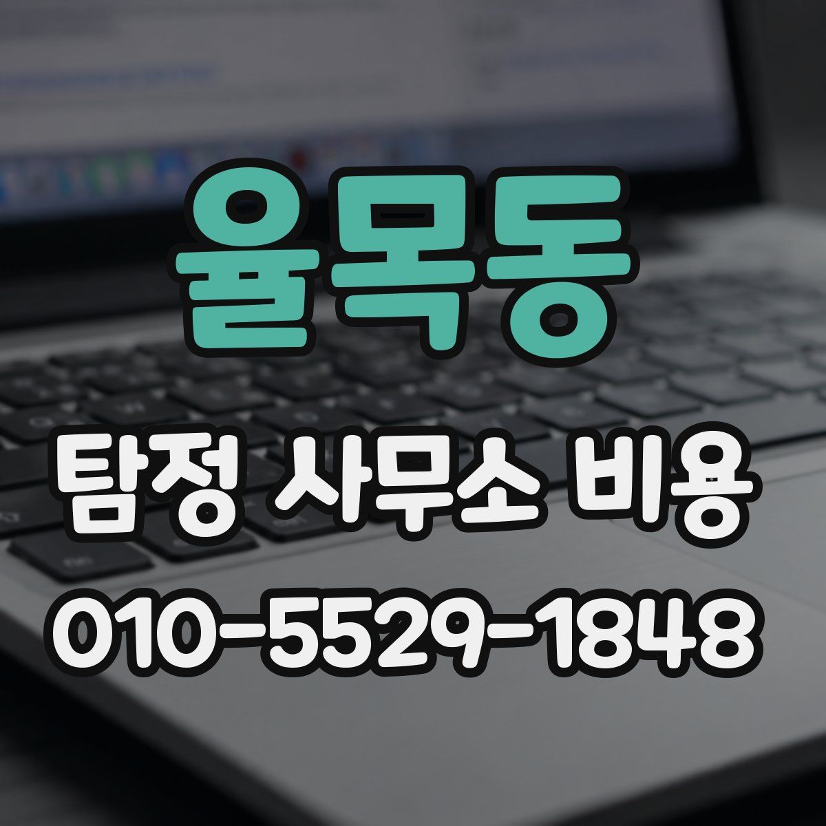 율목동 탐정 사무소 비용