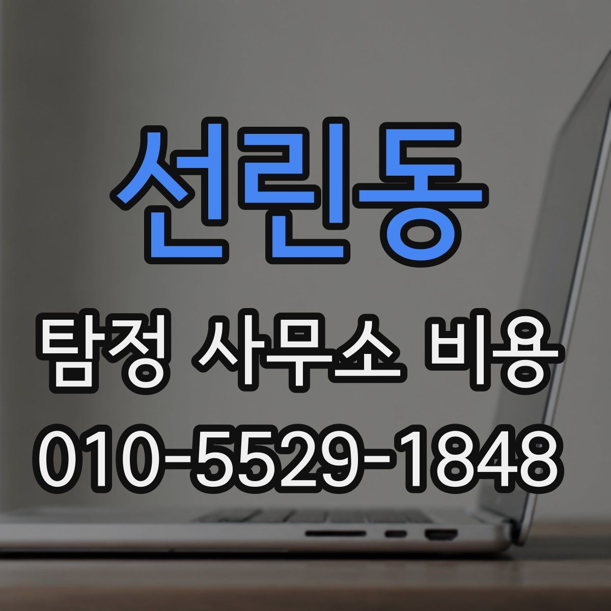 선린동 탐정 사무소 비용