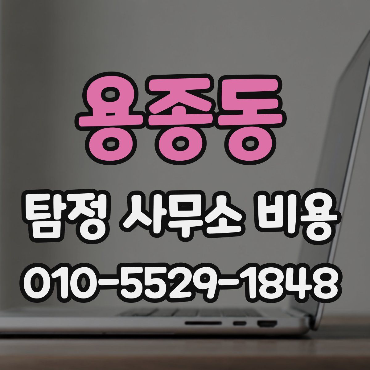 용종동 탐정 사무소 비용