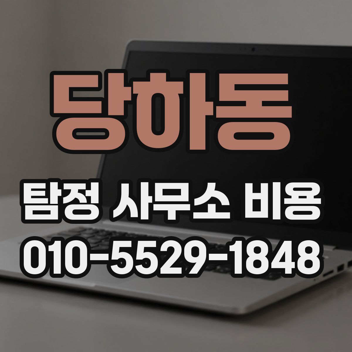 당하동 탐정 사무소 비용