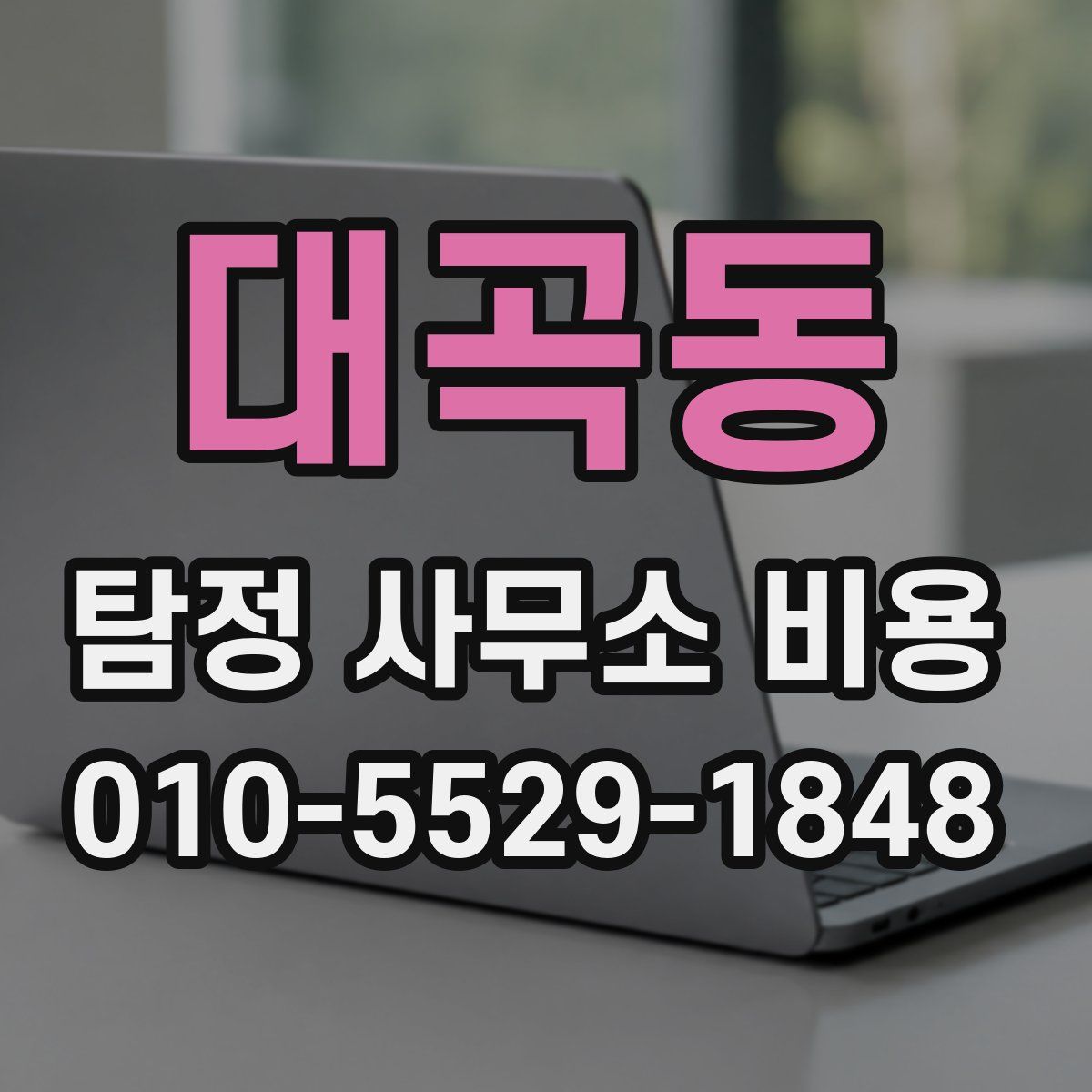 대곡동 탐정 사무소 비용