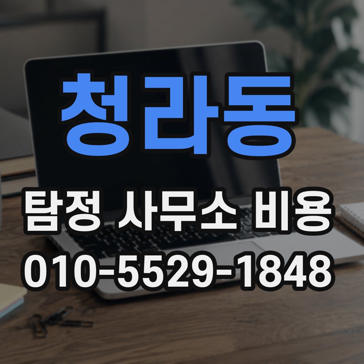 청라동 탐정 사무소 비용