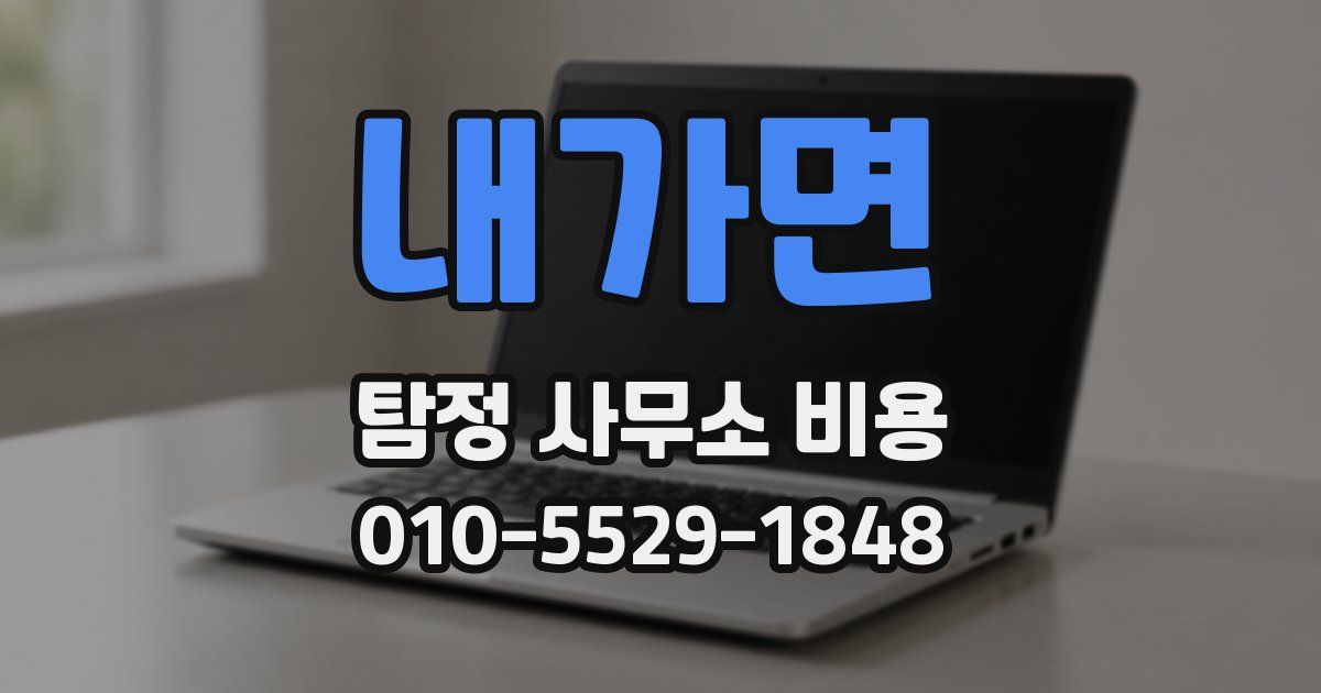 내가면 탐정 사무소 비용