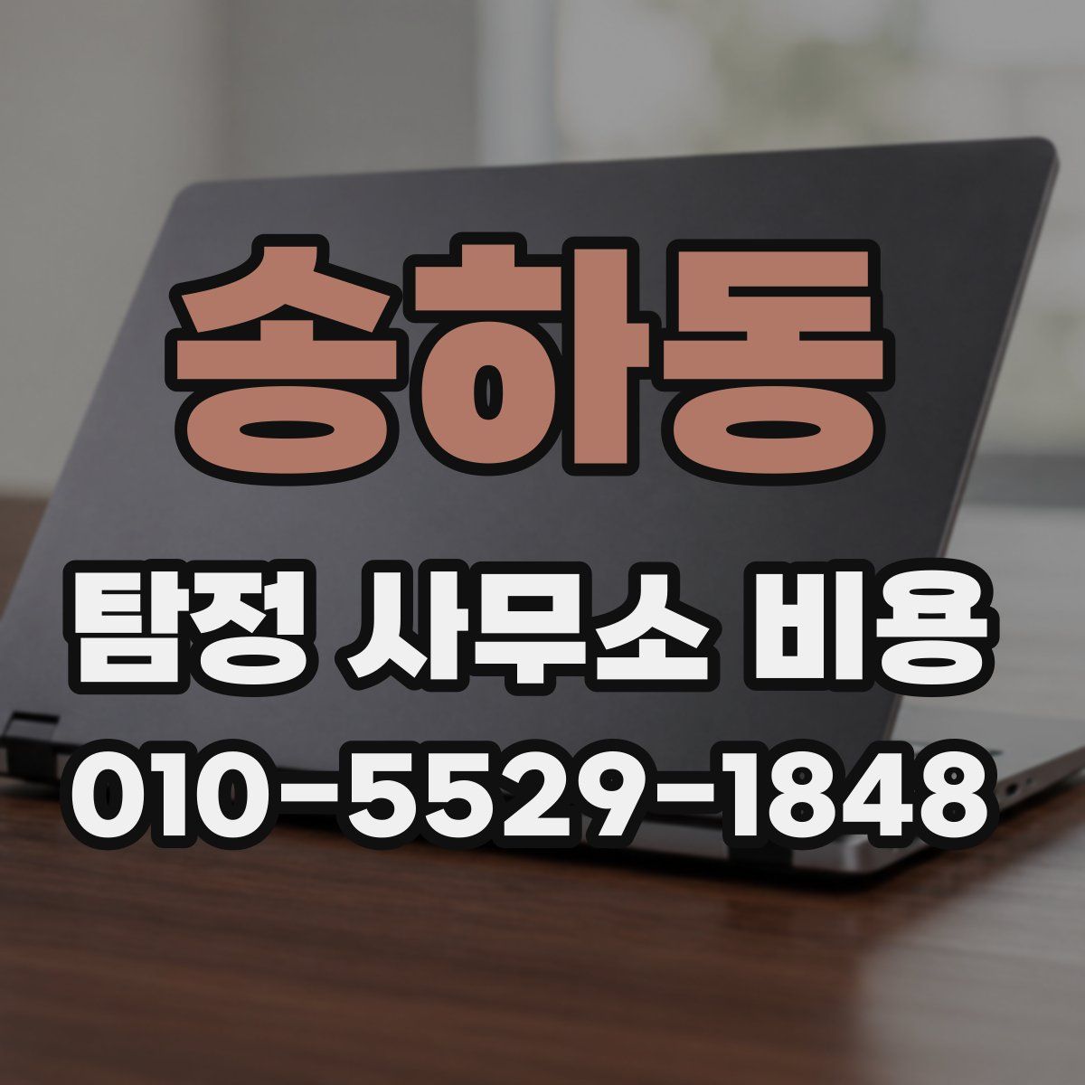 송하동 탐정 사무소 비용