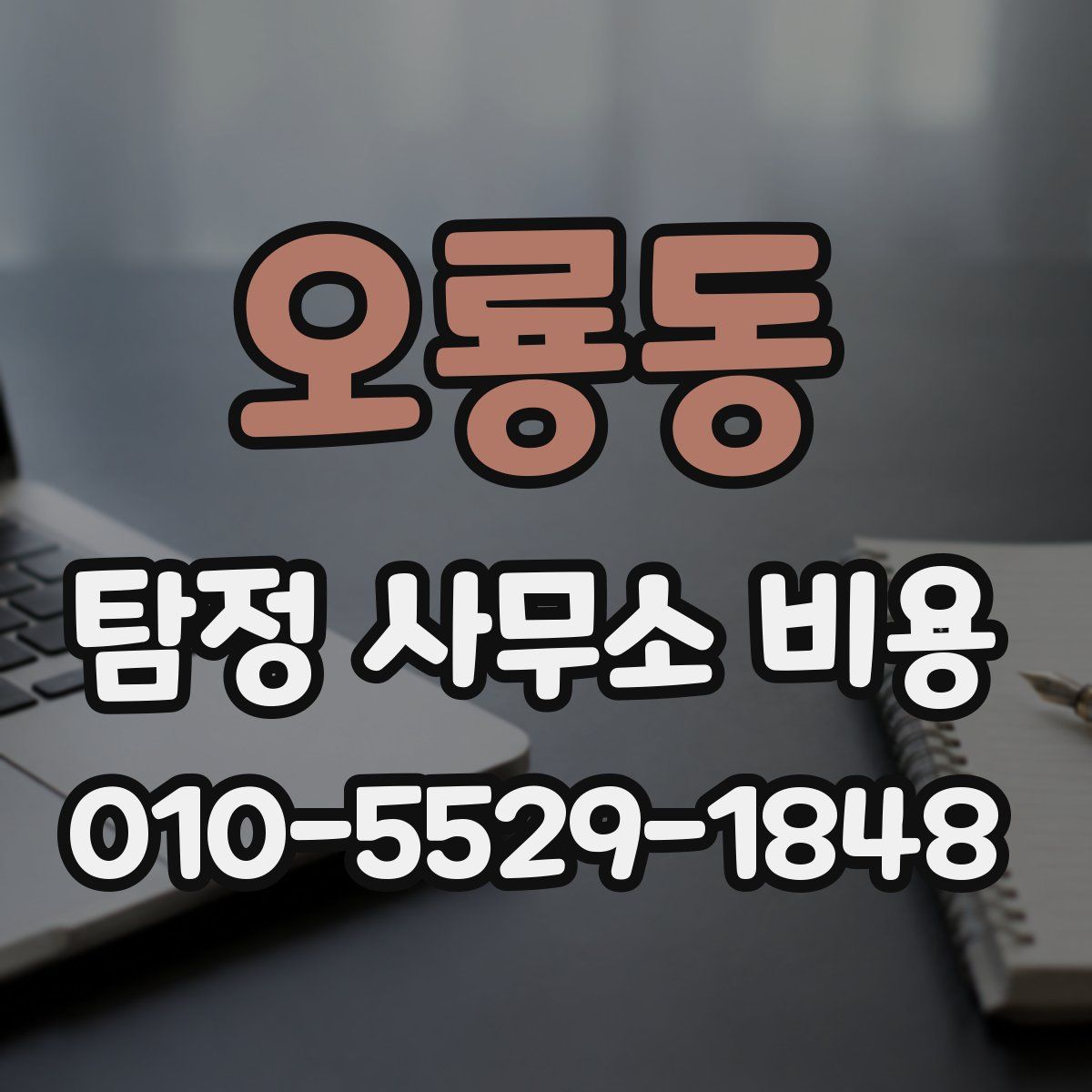 오룡동 탐정 사무소 비용