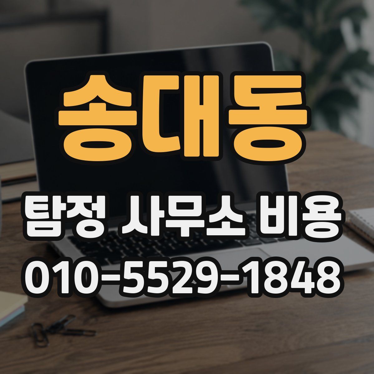 송대동 탐정 사무소 비용