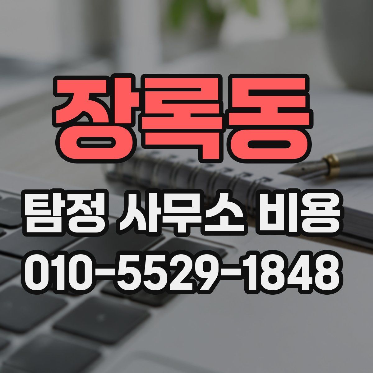 장록동 탐정 사무소 비용