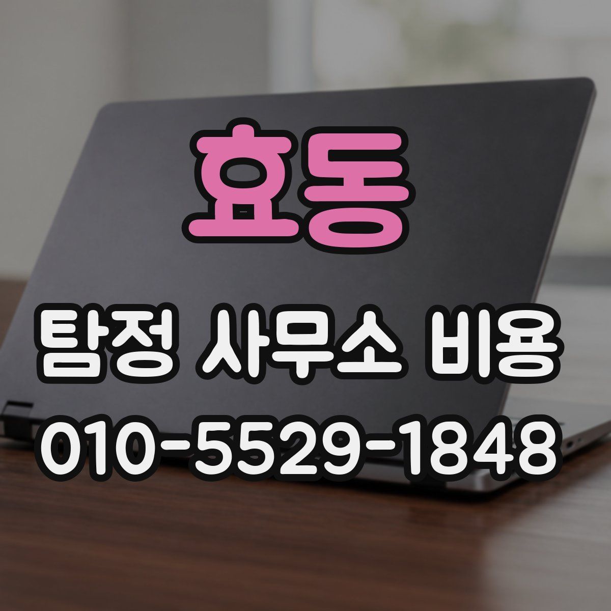 효동 탐정 사무소 비용