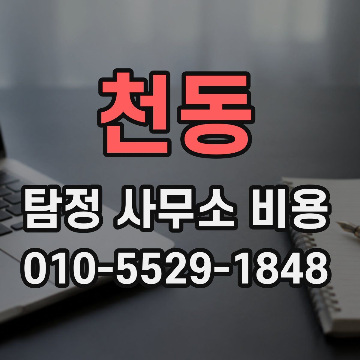 천동 탐정 사무소 비용