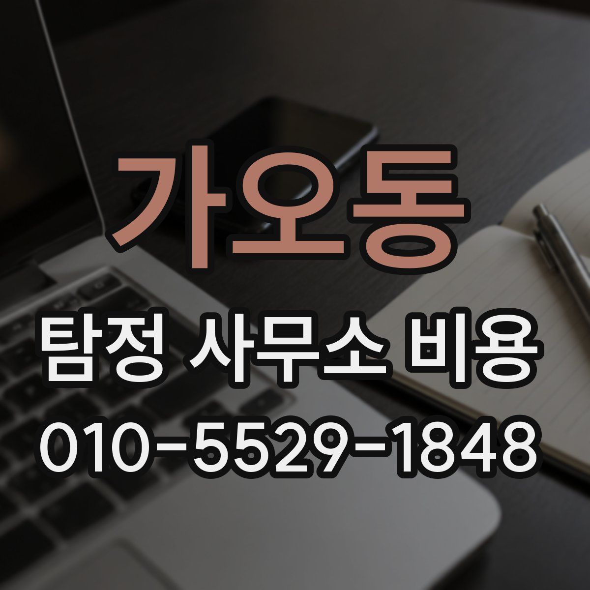 가오동 탐정 사무소 비용