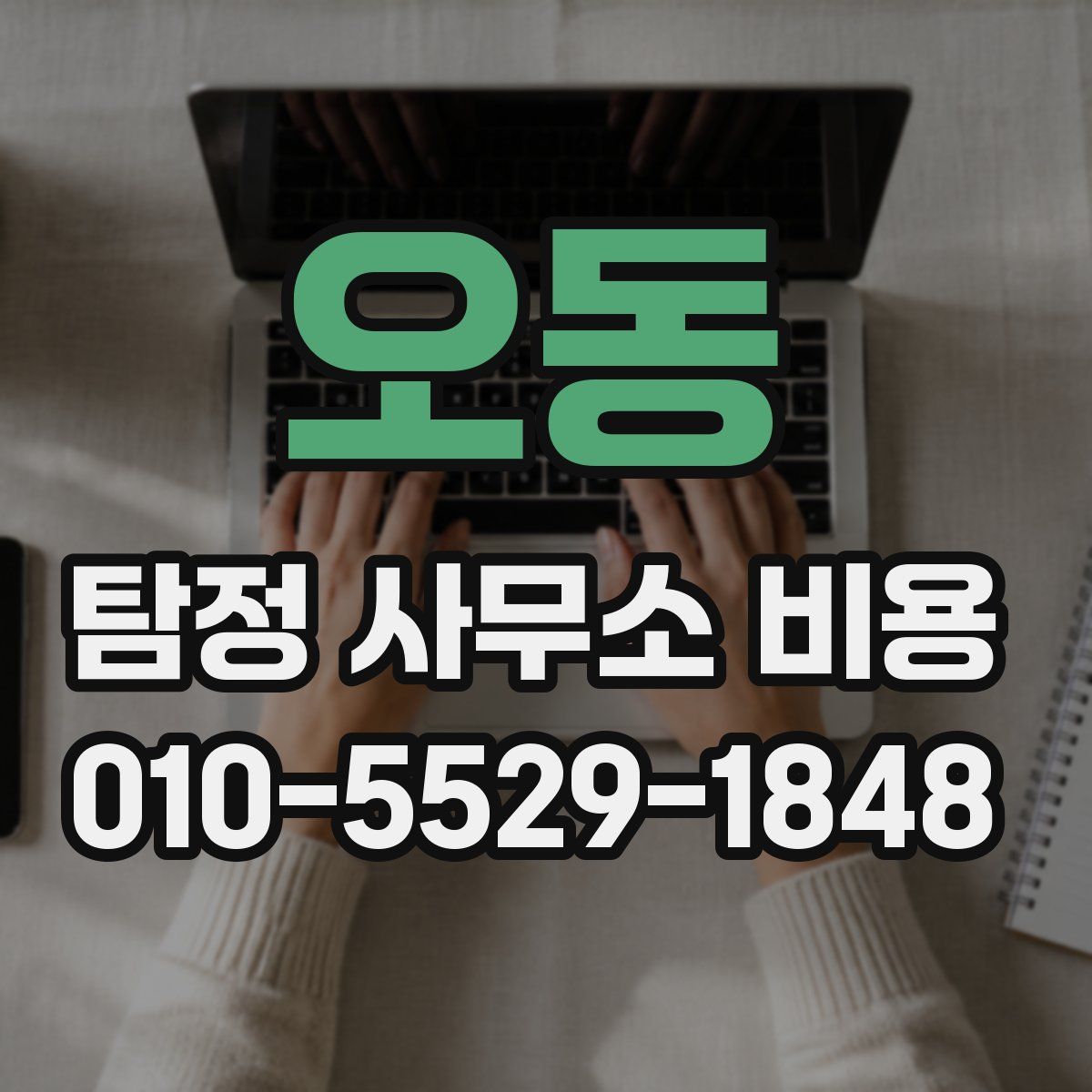 오동 탐정 사무소 비용