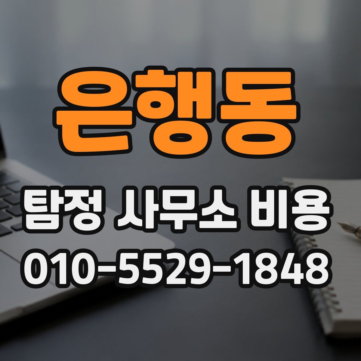 은행동 탐정 사무소 비용