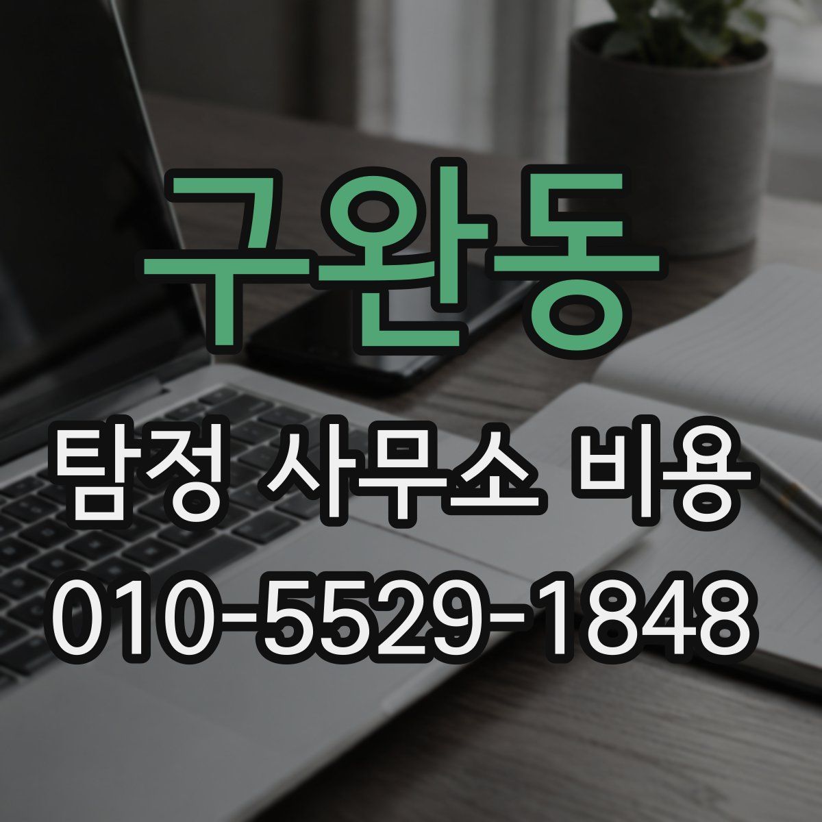 구완동 탐정 사무소 비용
