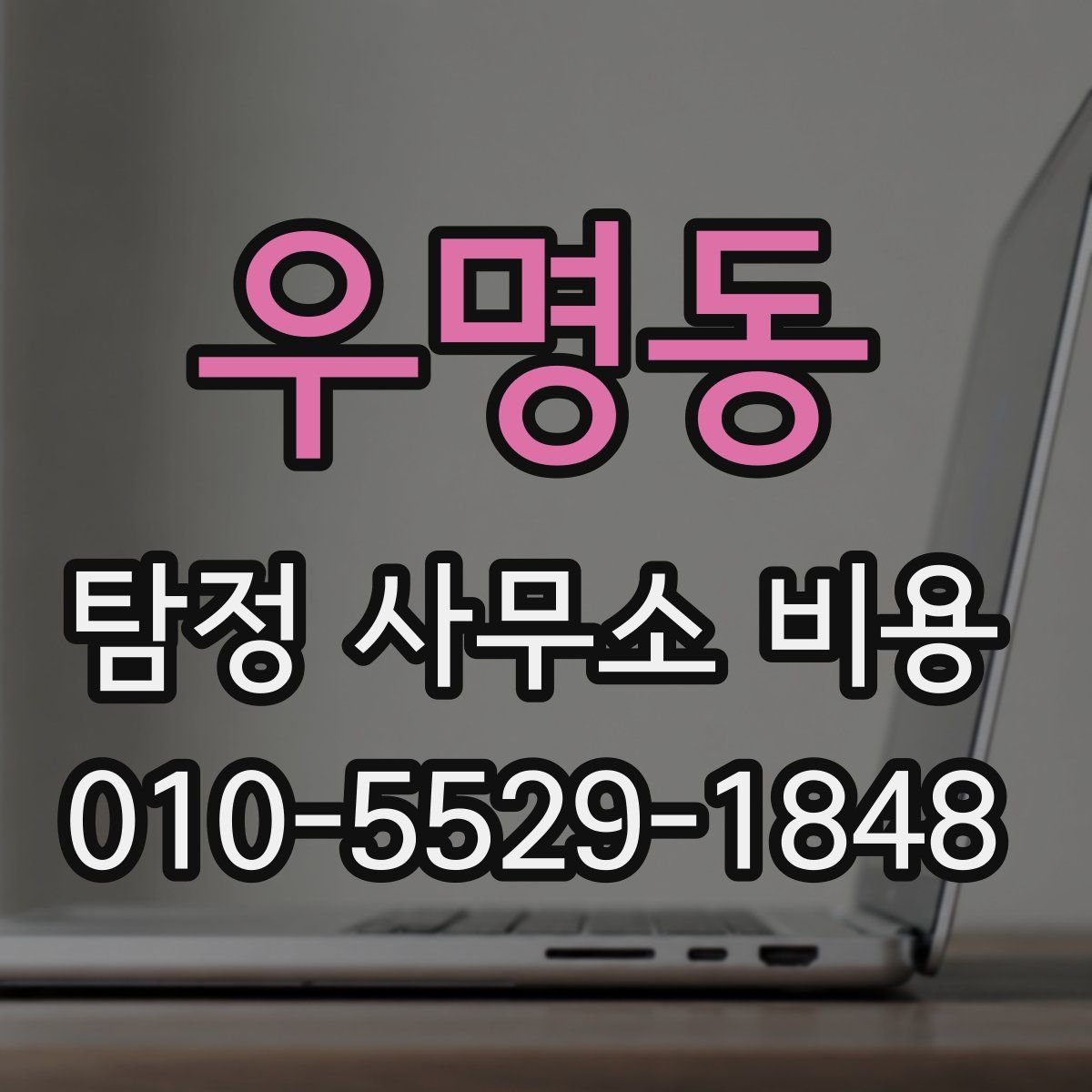 우명동 탐정 사무소 비용