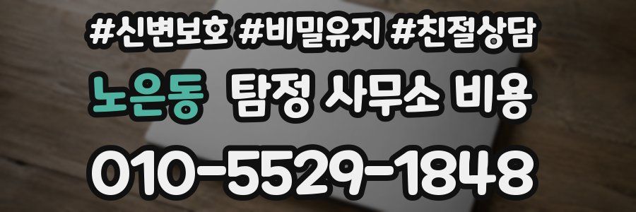 노은동 탐정 사무소 비용