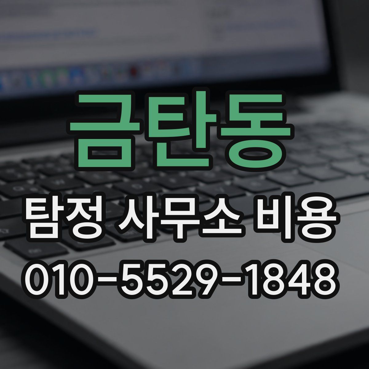 금탄동 탐정 사무소 비용