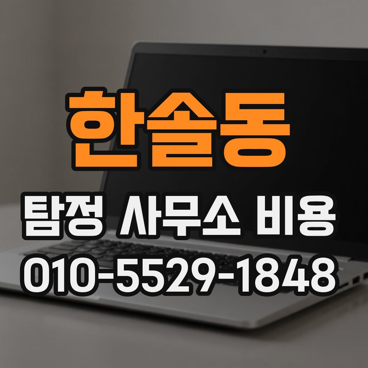 한솔동 탐정 사무소 비용