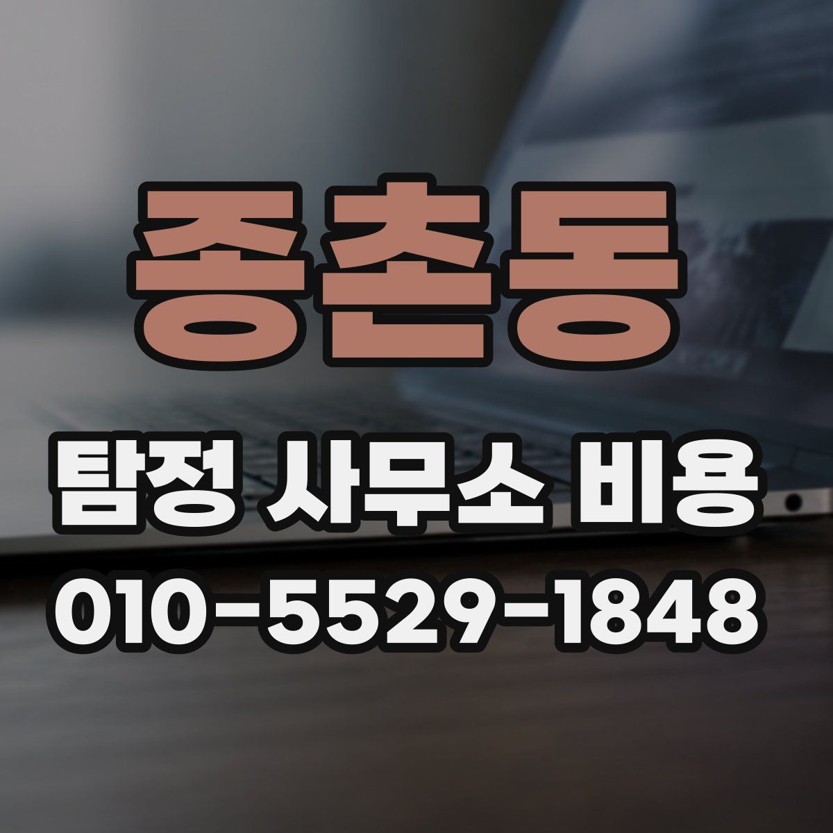 종촌동 탐정 사무소 비용