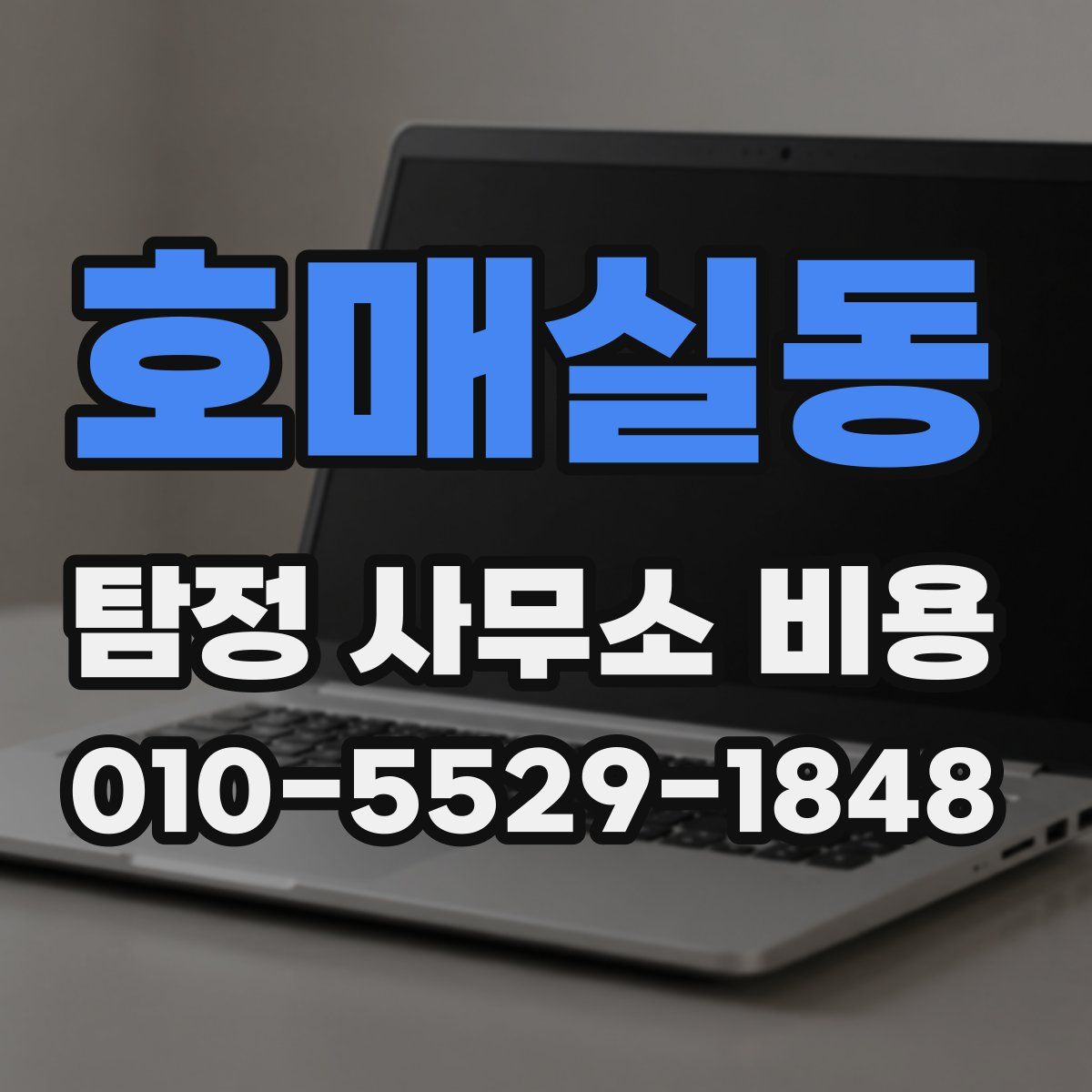 호매실동 탐정 사무소 비용