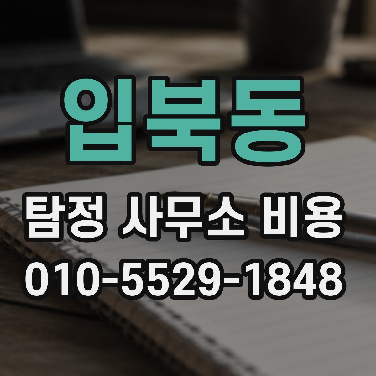입북동 탐정 사무소 비용