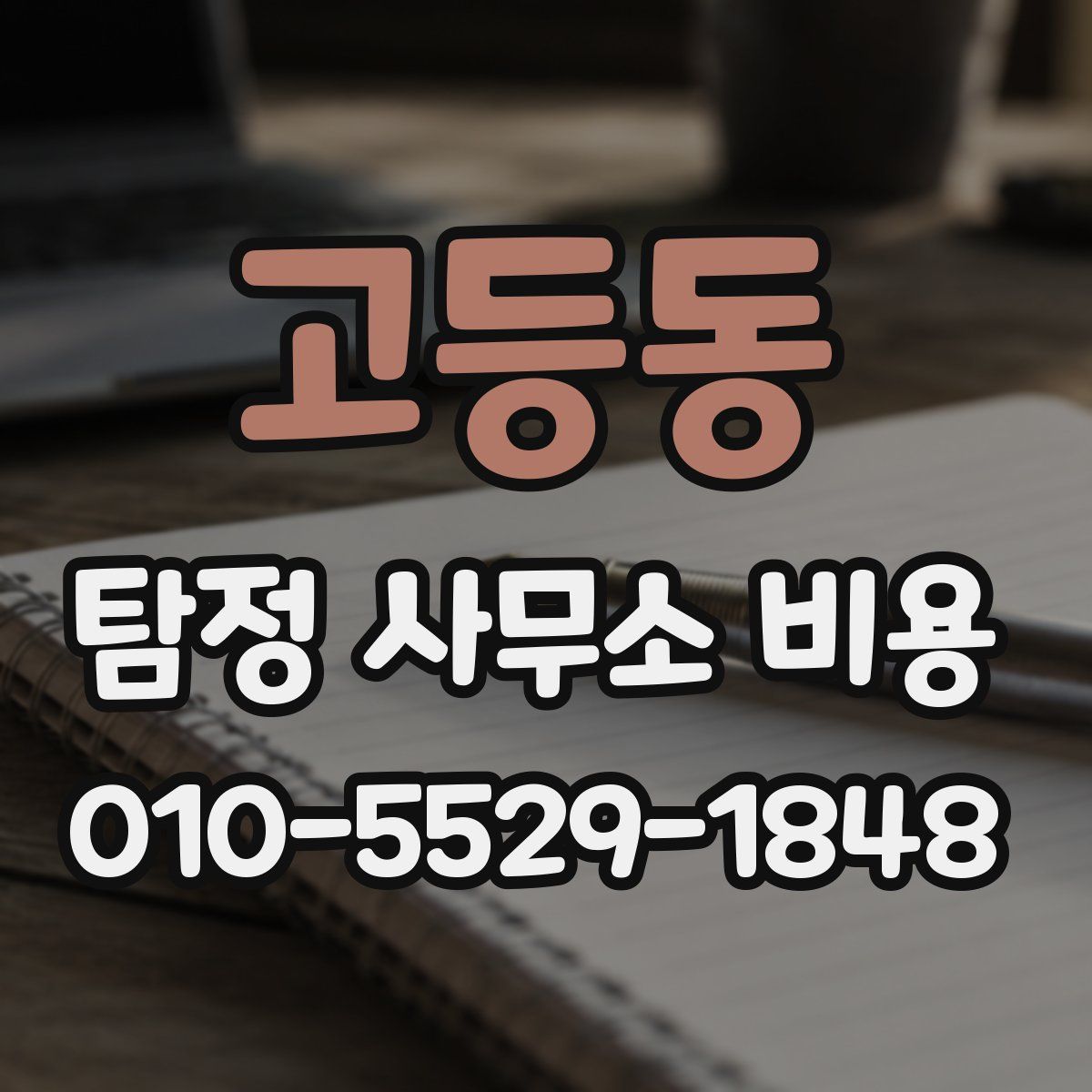 고등동 탐정 사무소 비용