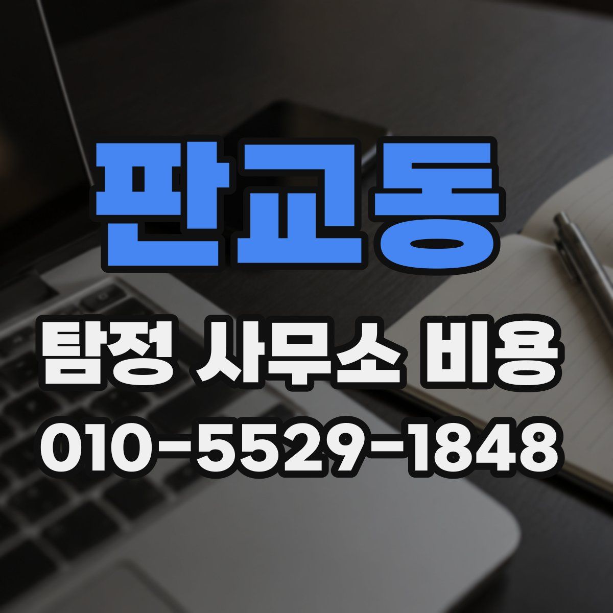 판교동 탐정 사무소 비용