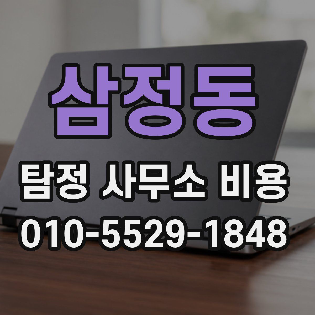 삼정동 탐정 사무소 비용