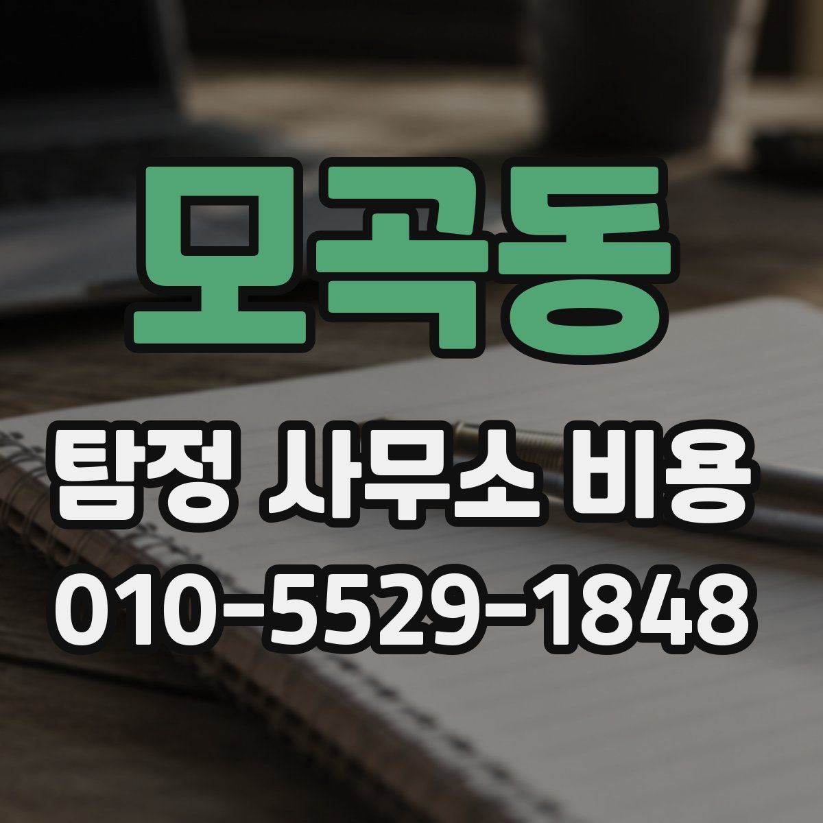 모곡동 탐정 사무소 비용