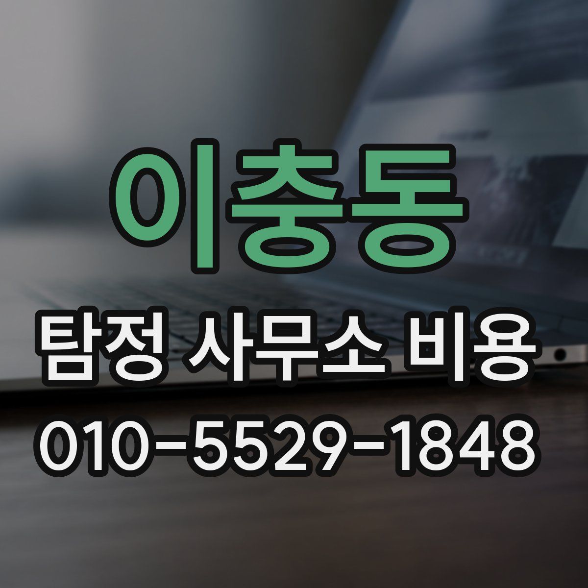 이충동 탐정 사무소 비용