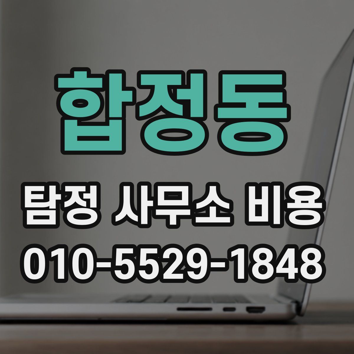 합정동 탐정 사무소 비용