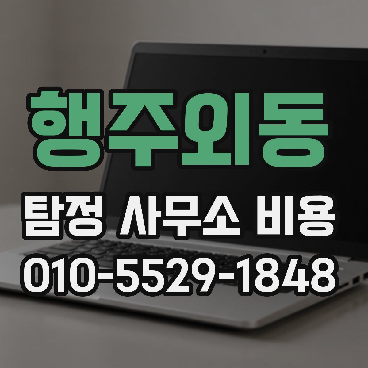 행주외동 탐정 사무소 비용