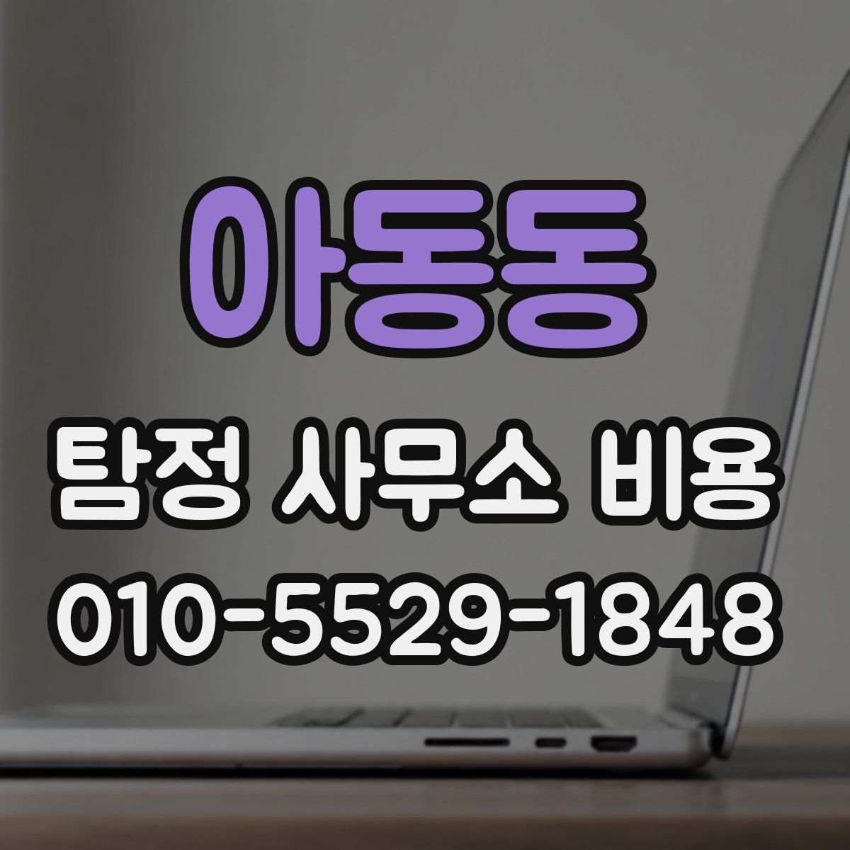 아동동 탐정 사무소 비용