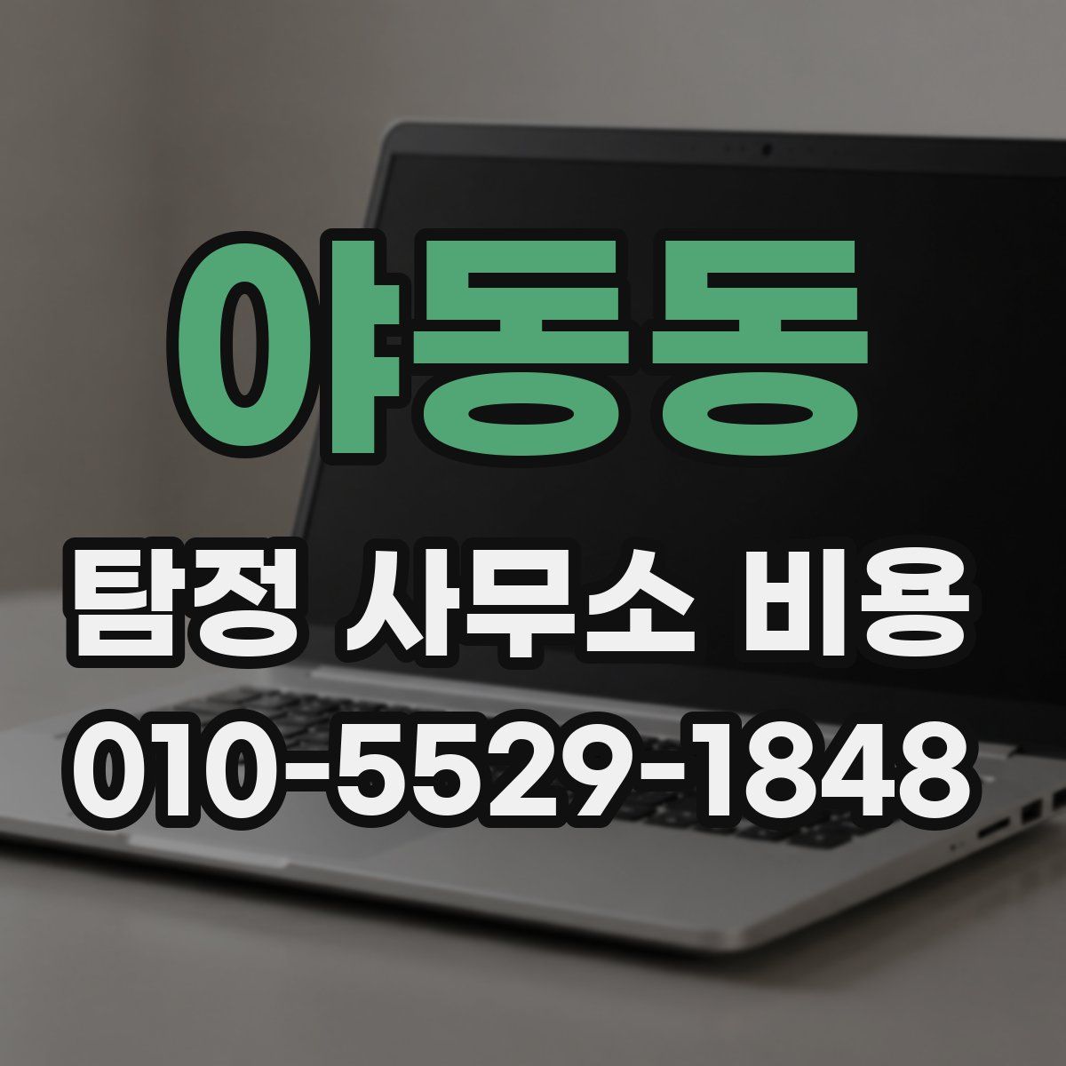 야동동 탐정 사무소 비용
