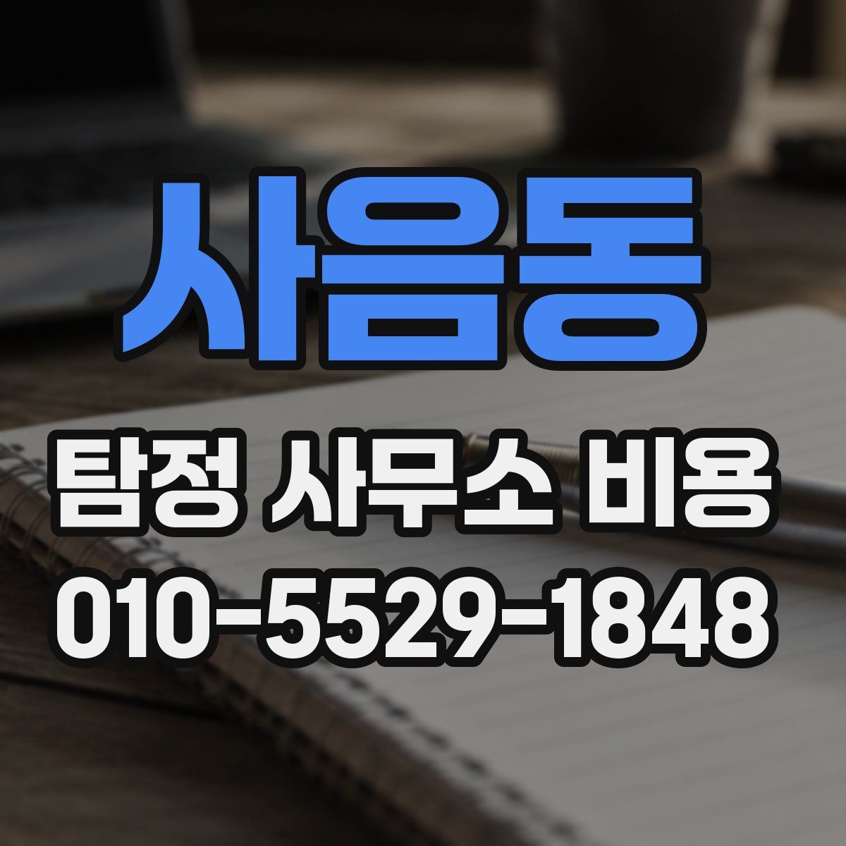 사음동 탐정 사무소 비용