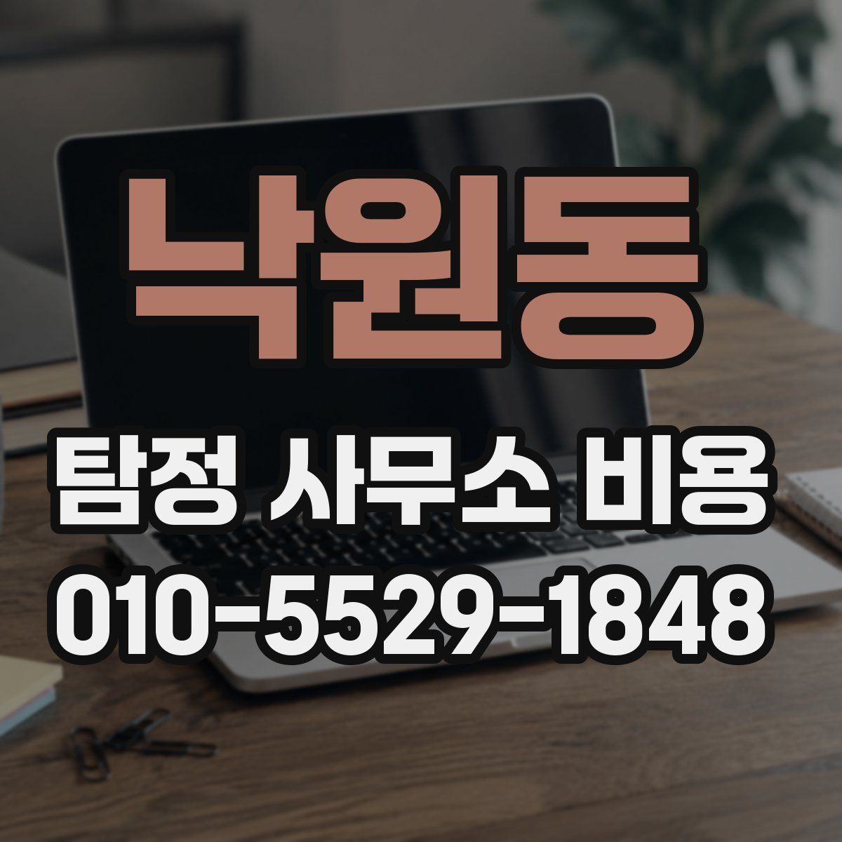 낙원동 탐정 사무소 비용
