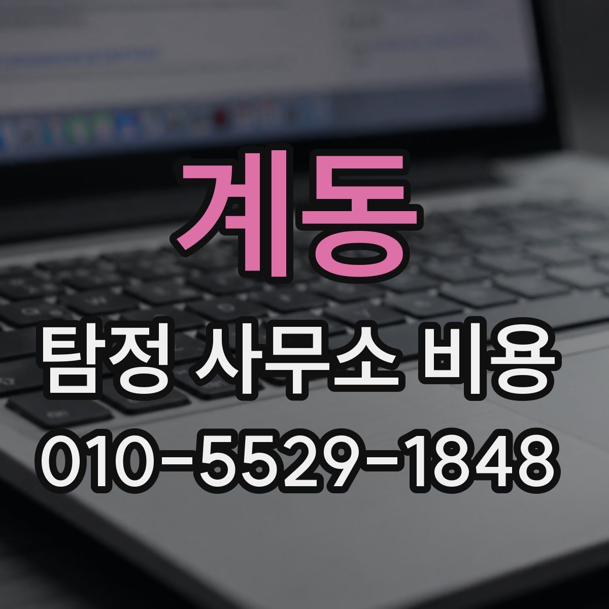 계동 탐정 사무소 비용