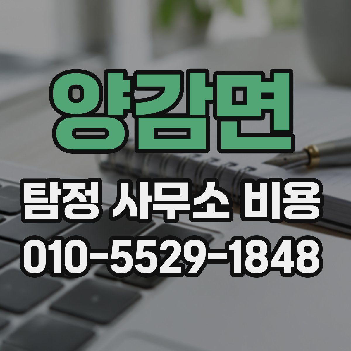 양감면 탐정 사무소 비용