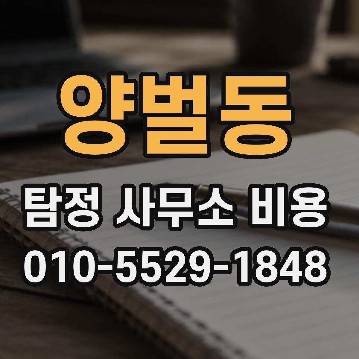 양벌동 탐정 사무소 비용